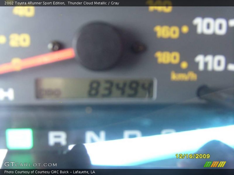 Thunder Cloud Metallic / Gray 2002 Toyota 4Runner Sport Edition