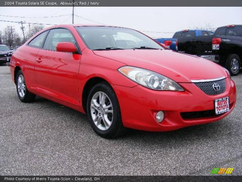 Absolutely Red / Ivory 2004 Toyota Solara SE Coupe