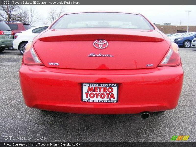 Absolutely Red / Ivory 2004 Toyota Solara SE Coupe