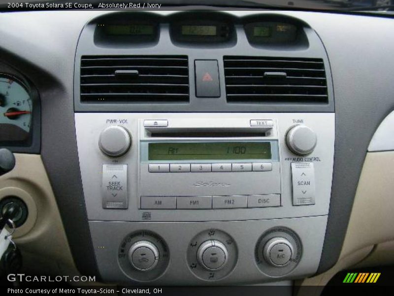 Absolutely Red / Ivory 2004 Toyota Solara SE Coupe