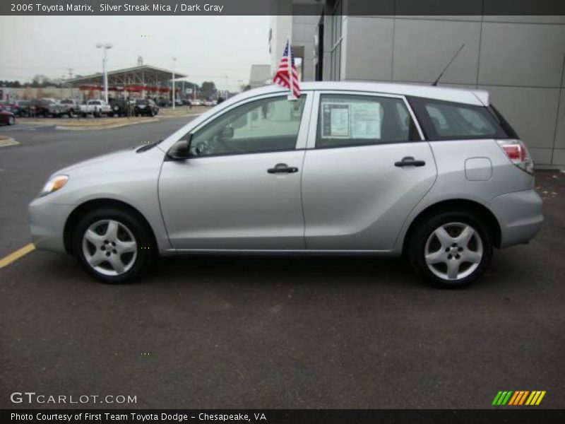 Silver Streak Mica / Dark Gray 2006 Toyota Matrix