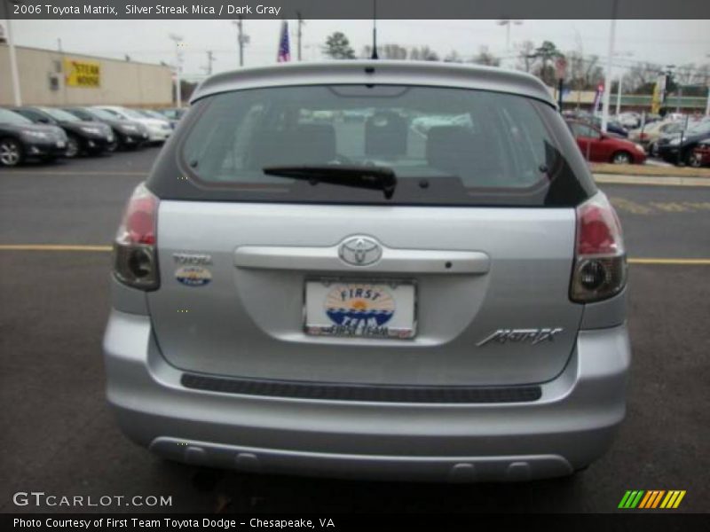 Silver Streak Mica / Dark Gray 2006 Toyota Matrix