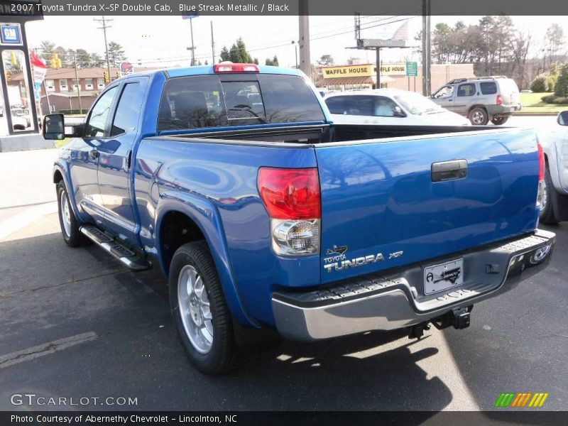 Blue Streak Metallic / Black 2007 Toyota Tundra X-SP Double Cab