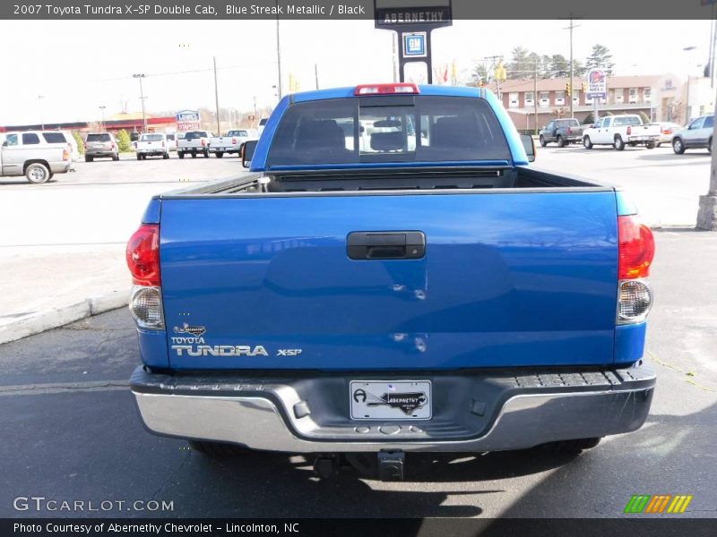 Blue Streak Metallic / Black 2007 Toyota Tundra X-SP Double Cab