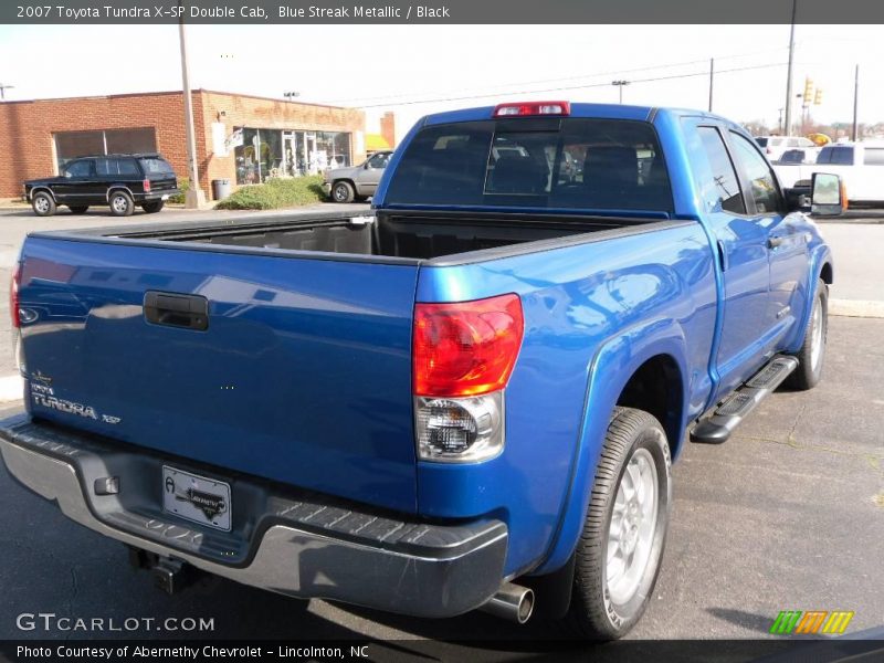 Blue Streak Metallic / Black 2007 Toyota Tundra X-SP Double Cab