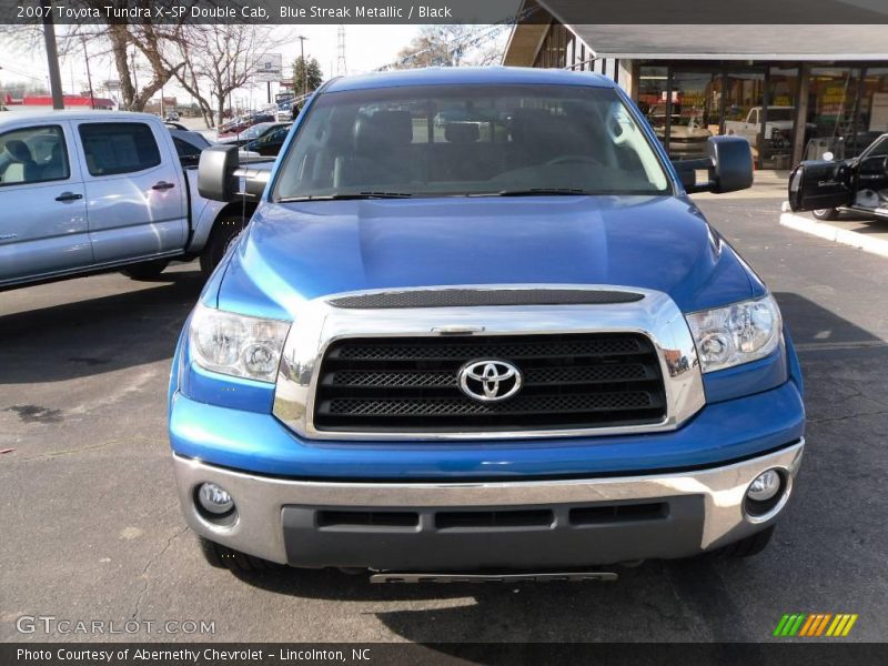 Blue Streak Metallic / Black 2007 Toyota Tundra X-SP Double Cab