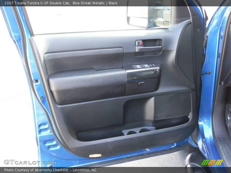 Blue Streak Metallic / Black 2007 Toyota Tundra X-SP Double Cab