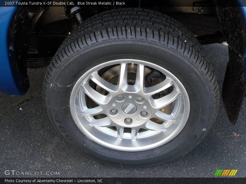 Blue Streak Metallic / Black 2007 Toyota Tundra X-SP Double Cab