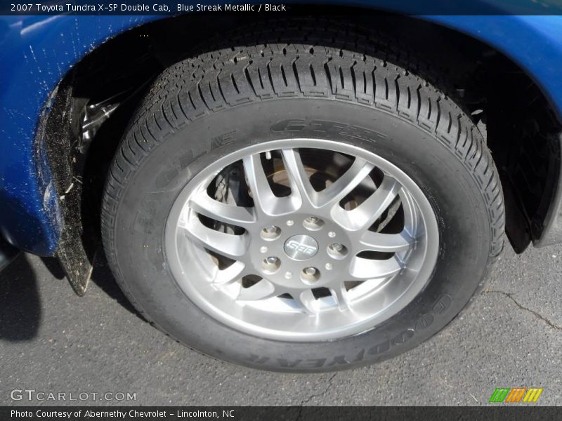 Blue Streak Metallic / Black 2007 Toyota Tundra X-SP Double Cab