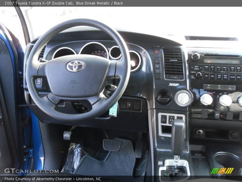 Blue Streak Metallic / Black 2007 Toyota Tundra X-SP Double Cab