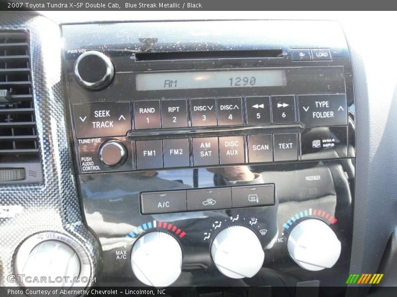 Blue Streak Metallic / Black 2007 Toyota Tundra X-SP Double Cab