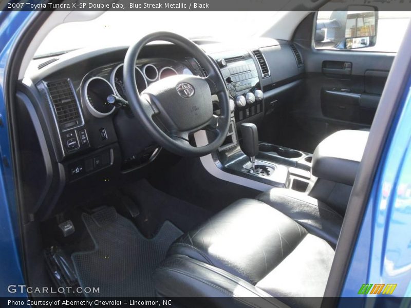 Blue Streak Metallic / Black 2007 Toyota Tundra X-SP Double Cab