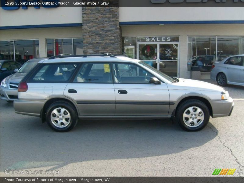 Glacier White / Gray 1999 Subaru Legacy Outback Wagon