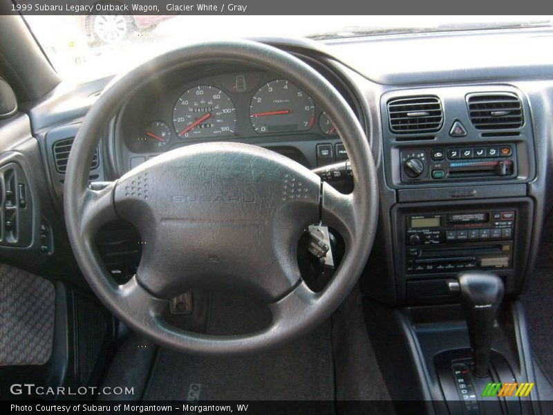 Glacier White / Gray 1999 Subaru Legacy Outback Wagon
