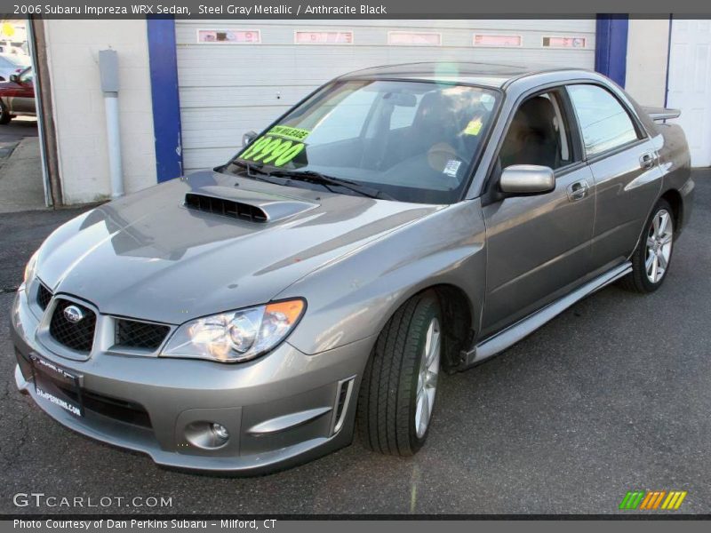 Steel Gray Metallic / Anthracite Black 2006 Subaru Impreza WRX Sedan