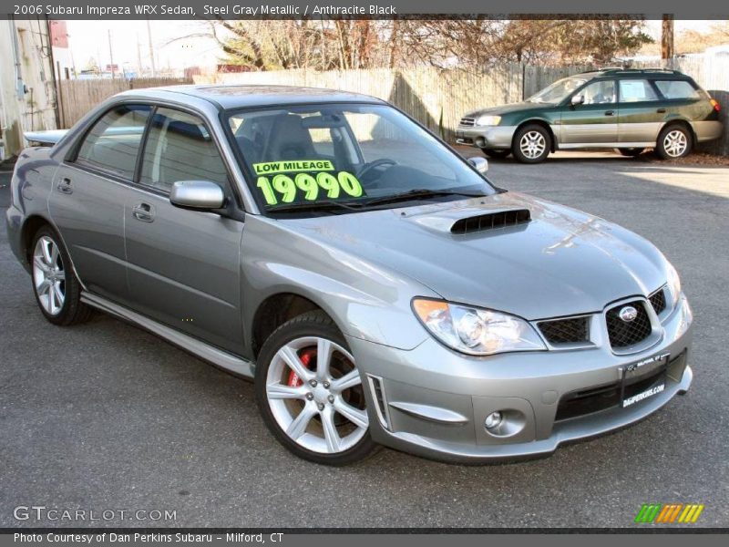 Steel Gray Metallic / Anthracite Black 2006 Subaru Impreza WRX Sedan