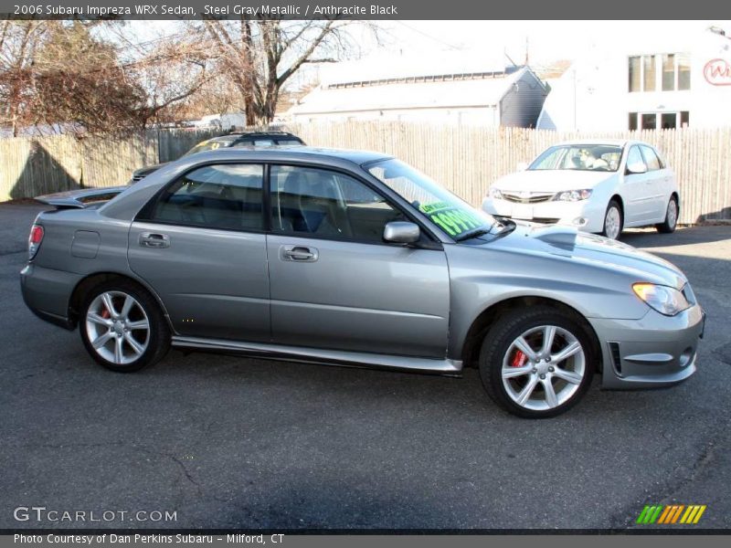Steel Gray Metallic / Anthracite Black 2006 Subaru Impreza WRX Sedan