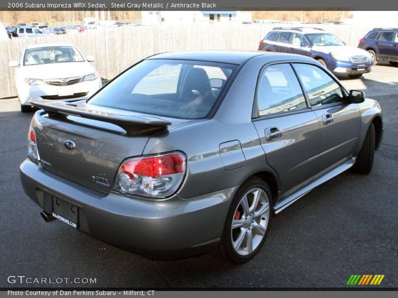 Steel Gray Metallic / Anthracite Black 2006 Subaru Impreza WRX Sedan