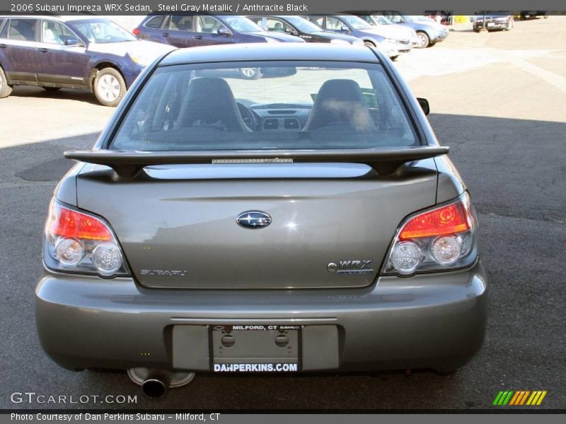 Steel Gray Metallic / Anthracite Black 2006 Subaru Impreza WRX Sedan