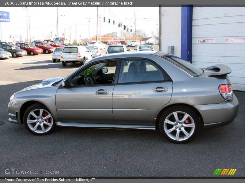 Steel Gray Metallic / Anthracite Black 2006 Subaru Impreza WRX Sedan
