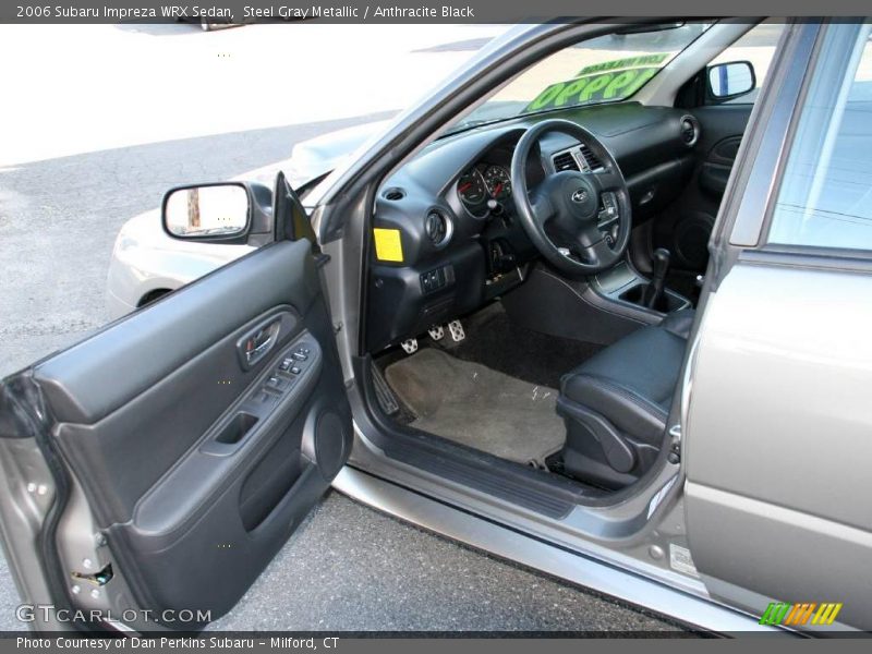 Steel Gray Metallic / Anthracite Black 2006 Subaru Impreza WRX Sedan