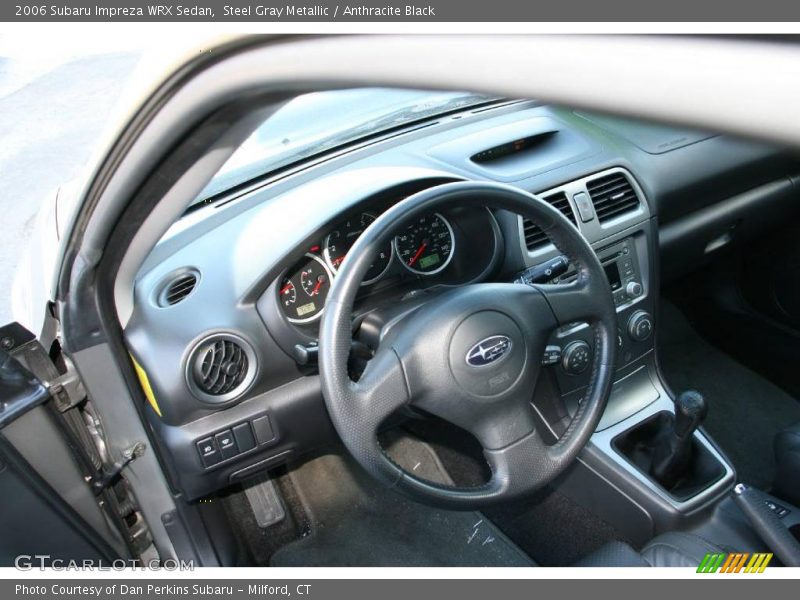 Steel Gray Metallic / Anthracite Black 2006 Subaru Impreza WRX Sedan