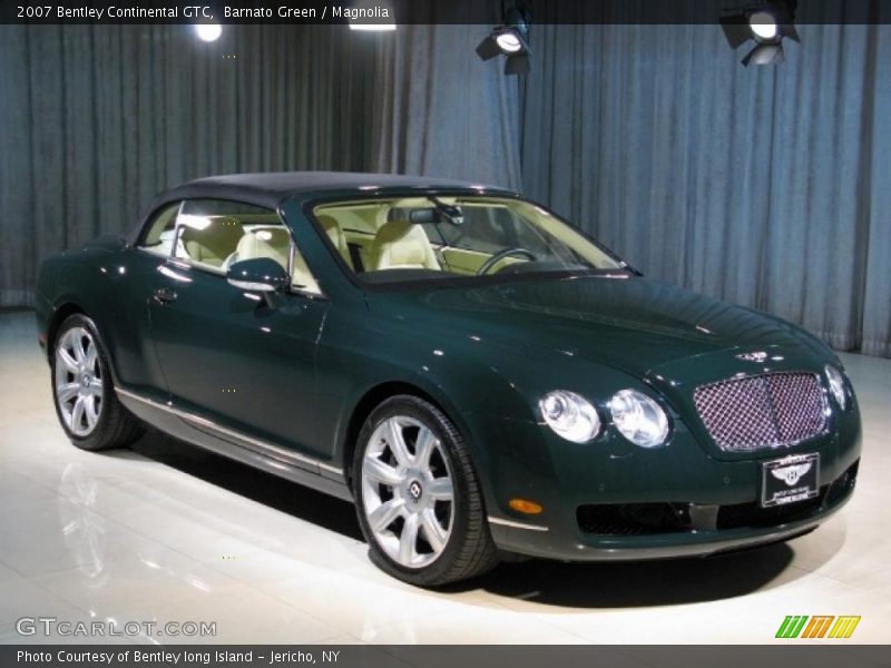 Barnato Green / Magnolia 2007 Bentley Continental GTC
