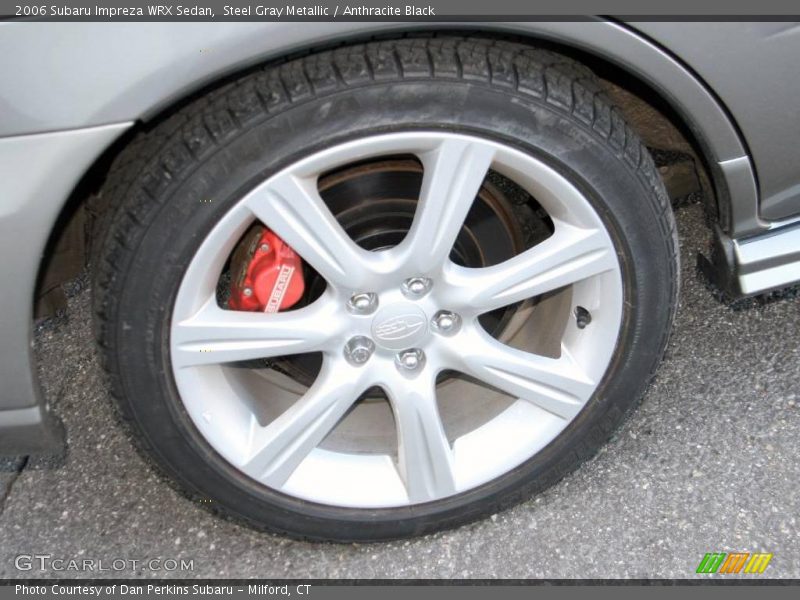 Steel Gray Metallic / Anthracite Black 2006 Subaru Impreza WRX Sedan