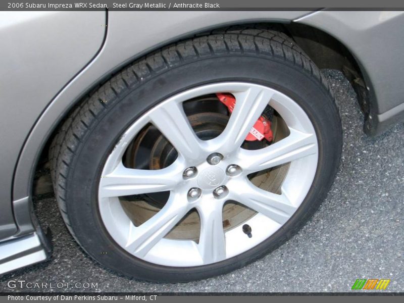 Steel Gray Metallic / Anthracite Black 2006 Subaru Impreza WRX Sedan