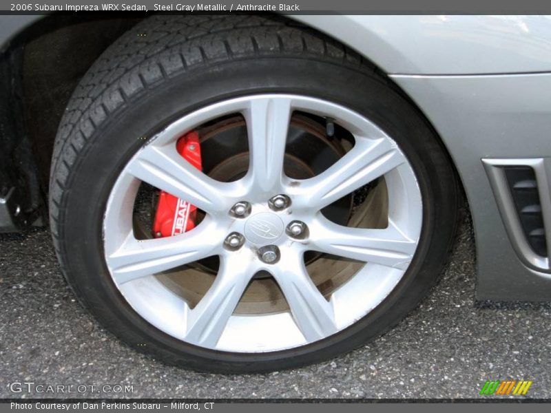 Steel Gray Metallic / Anthracite Black 2006 Subaru Impreza WRX Sedan