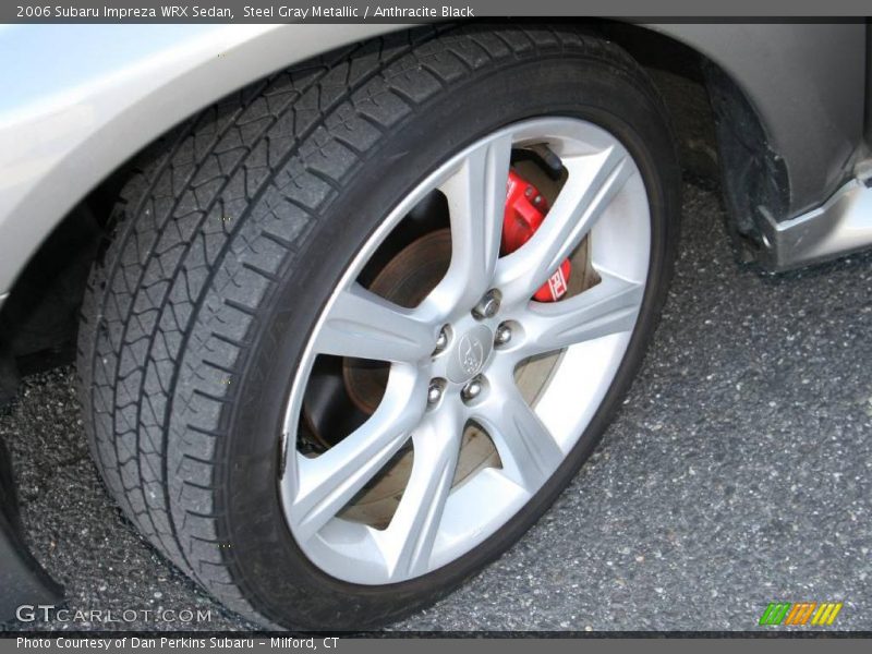 Steel Gray Metallic / Anthracite Black 2006 Subaru Impreza WRX Sedan