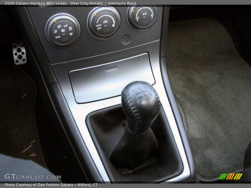 Steel Gray Metallic / Anthracite Black 2006 Subaru Impreza WRX Sedan