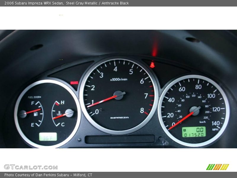 Steel Gray Metallic / Anthracite Black 2006 Subaru Impreza WRX Sedan