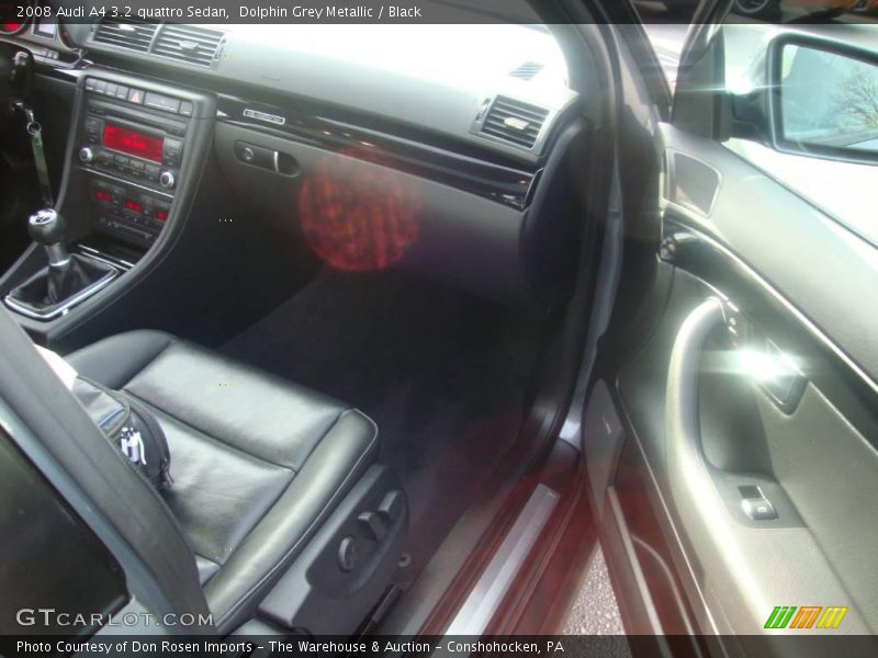 Dolphin Grey Metallic / Black 2008 Audi A4 3.2 quattro Sedan