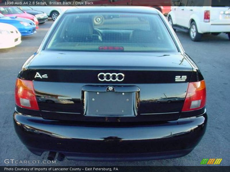 Brilliant Black / Onyx Black 1998 Audi A4 2.8 Sedan