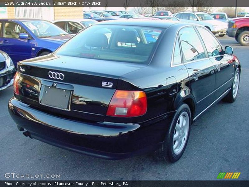 Brilliant Black / Onyx Black 1998 Audi A4 2.8 Sedan