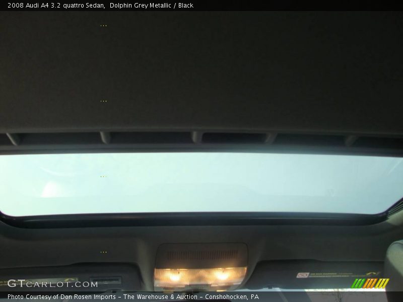 Dolphin Grey Metallic / Black 2008 Audi A4 3.2 quattro Sedan
