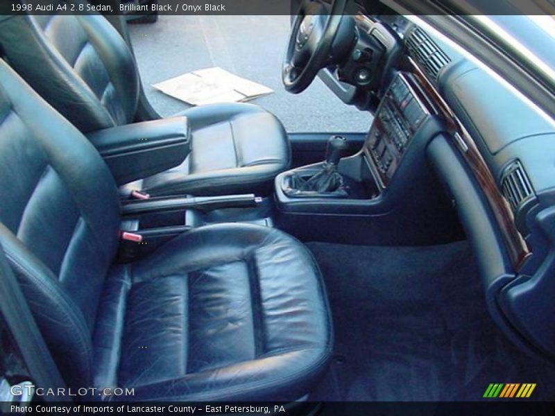 Brilliant Black / Onyx Black 1998 Audi A4 2.8 Sedan