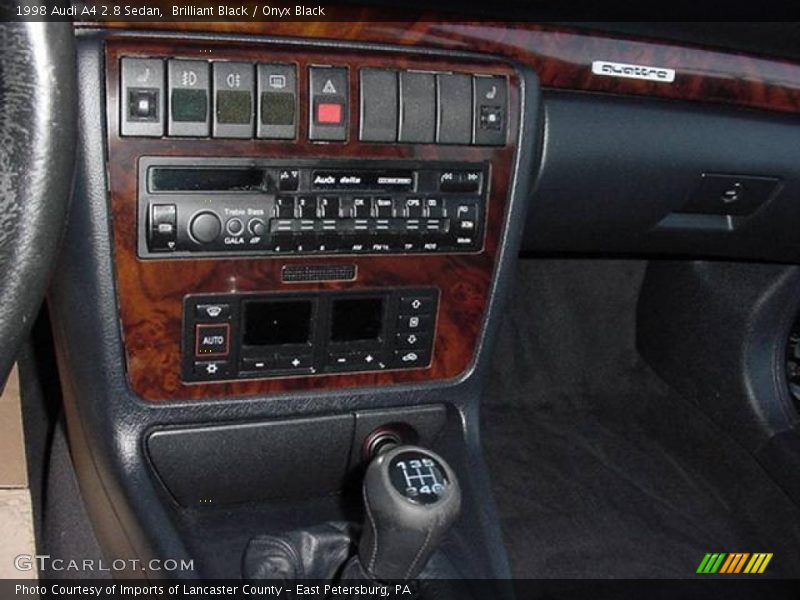 Brilliant Black / Onyx Black 1998 Audi A4 2.8 Sedan