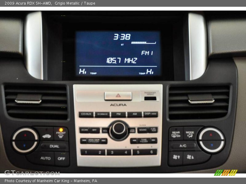 Grigio Metallic / Taupe 2009 Acura RDX SH-AWD