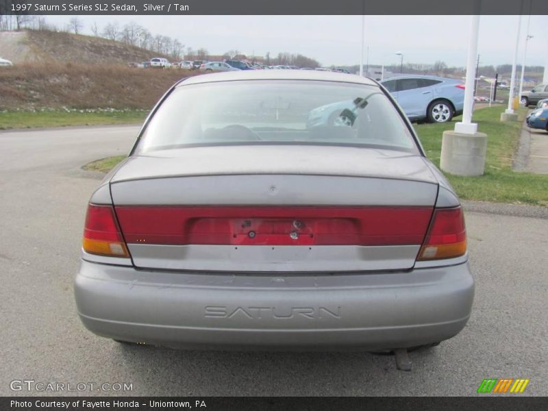 Silver / Tan 1997 Saturn S Series SL2 Sedan