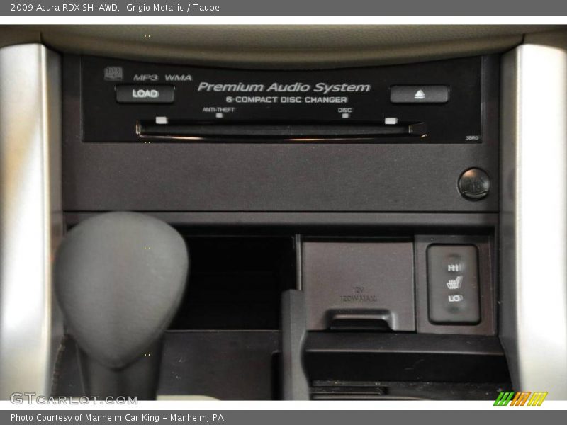 Grigio Metallic / Taupe 2009 Acura RDX SH-AWD