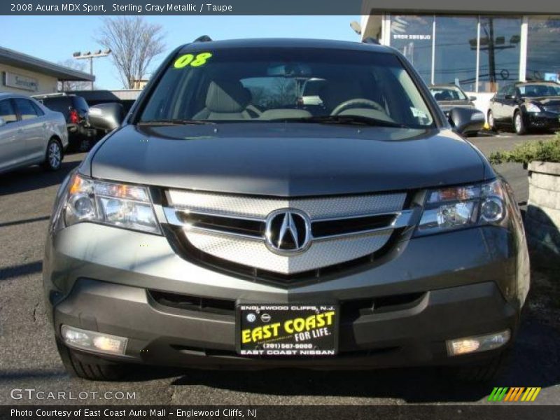 Sterling Gray Metallic / Taupe 2008 Acura MDX Sport