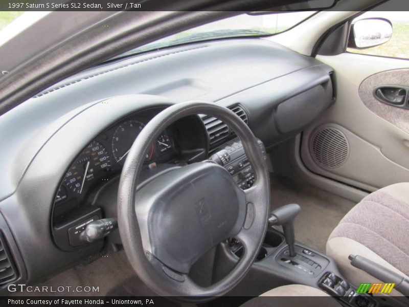 Silver / Tan 1997 Saturn S Series SL2 Sedan