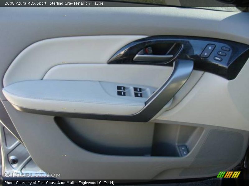 Sterling Gray Metallic / Taupe 2008 Acura MDX Sport