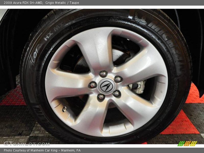Grigio Metallic / Taupe 2009 Acura RDX SH-AWD