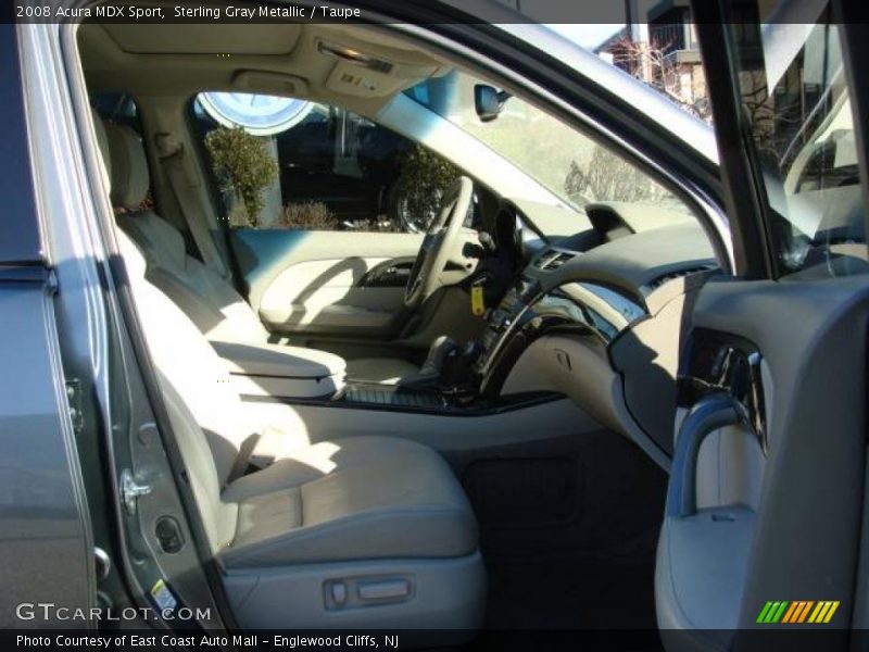 Sterling Gray Metallic / Taupe 2008 Acura MDX Sport