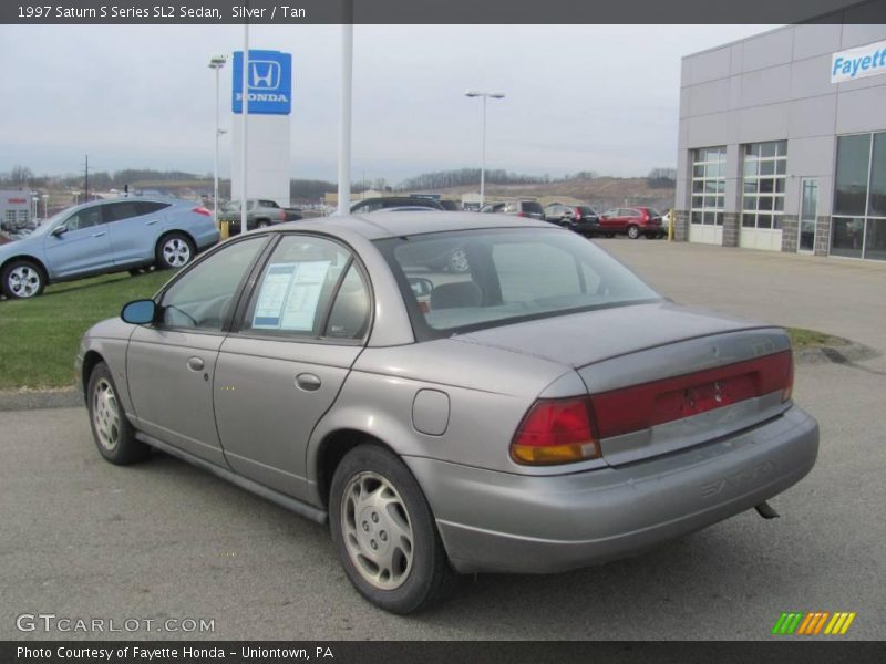 Silver / Tan 1997 Saturn S Series SL2 Sedan