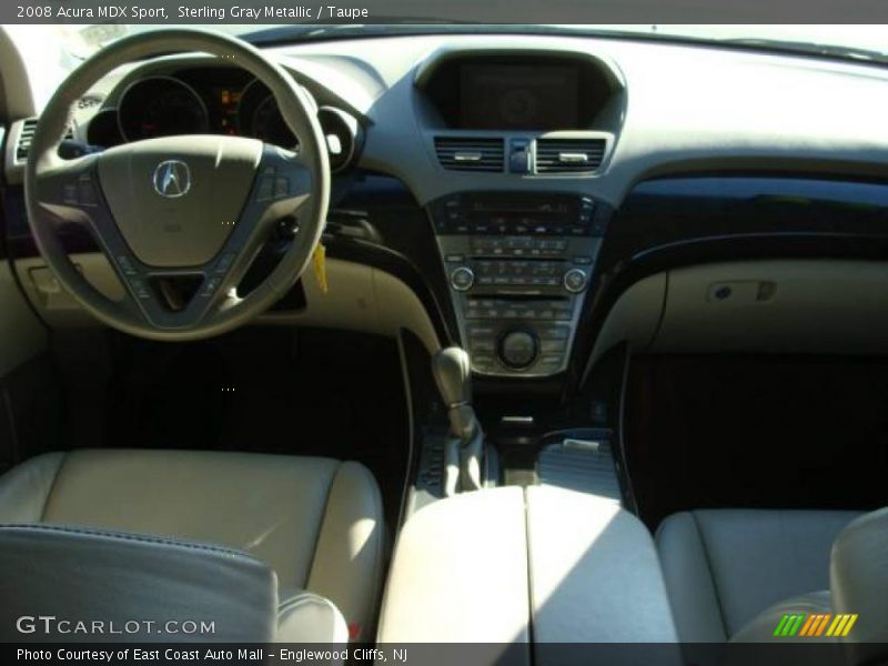 Sterling Gray Metallic / Taupe 2008 Acura MDX Sport