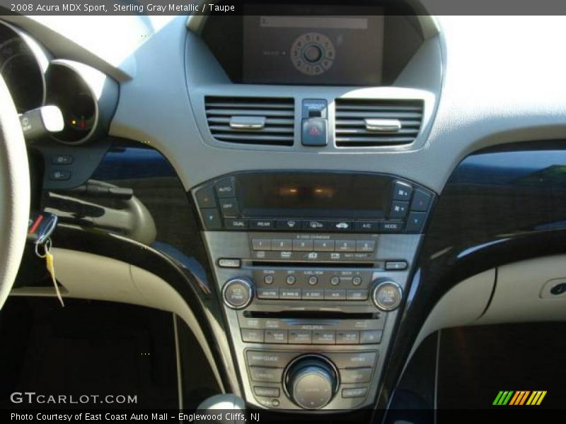 Sterling Gray Metallic / Taupe 2008 Acura MDX Sport